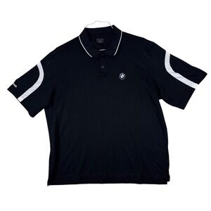 Ping BMW Golf Polo Shirt Mens XXL Black Performance Short Sleeve Colorblock Logo